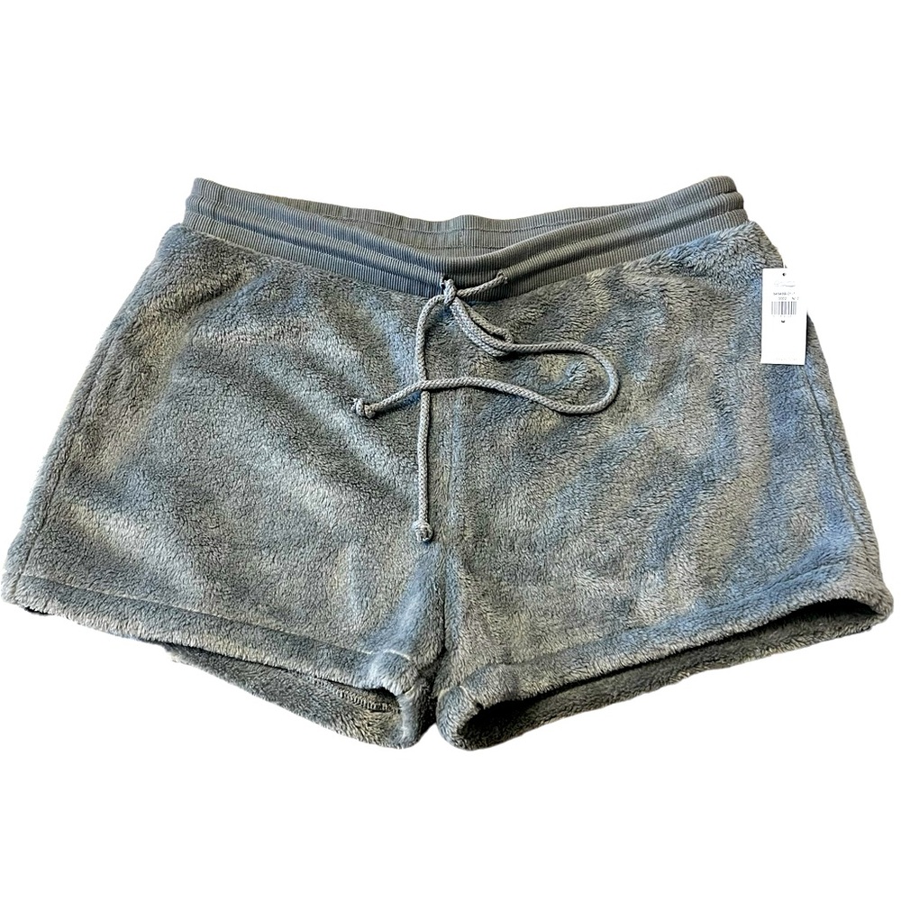 Old Navy Super Soft Grey Bunnifur Shorts size M New !